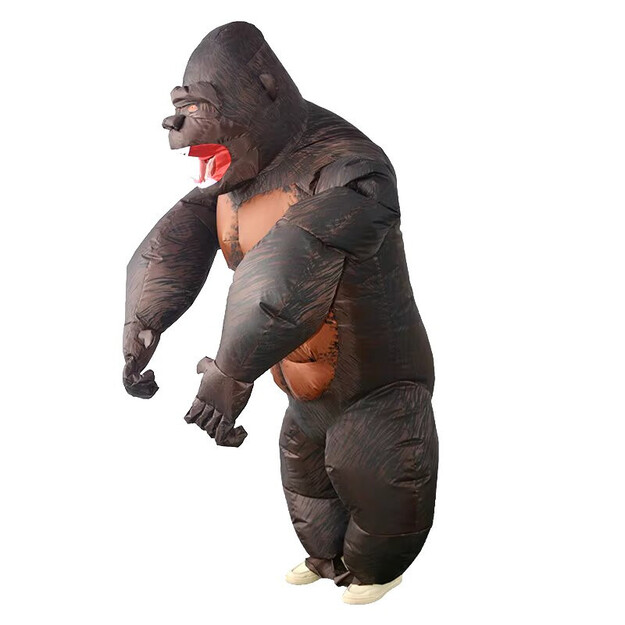 Pripučiamas gorilos kostiumas suaugusiems