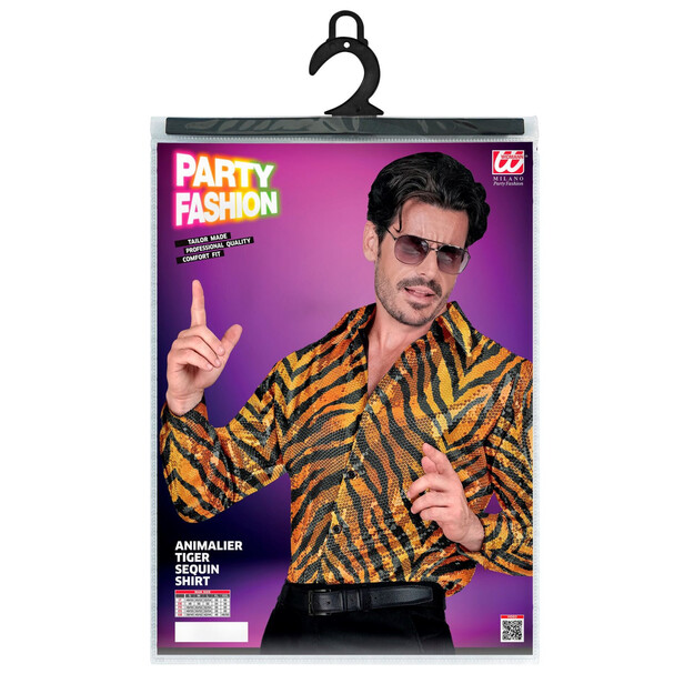 Meeste pidulikud sädelevad tiigrimustriga särgid