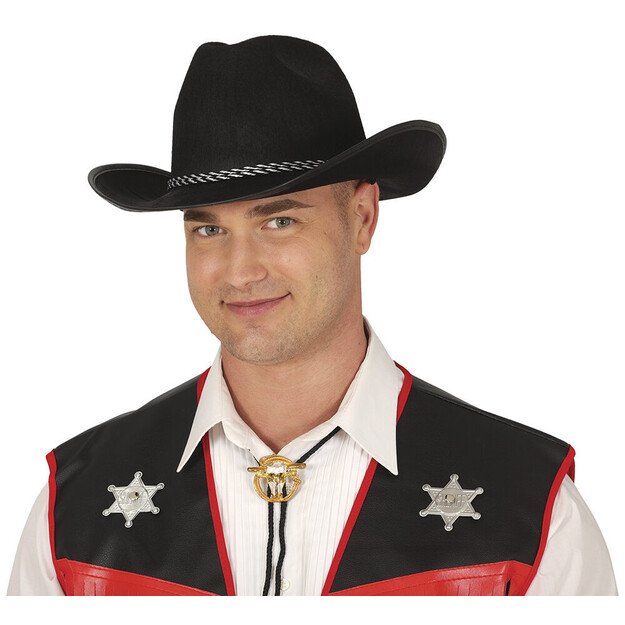 Juoda jaubojaus skrybėlė