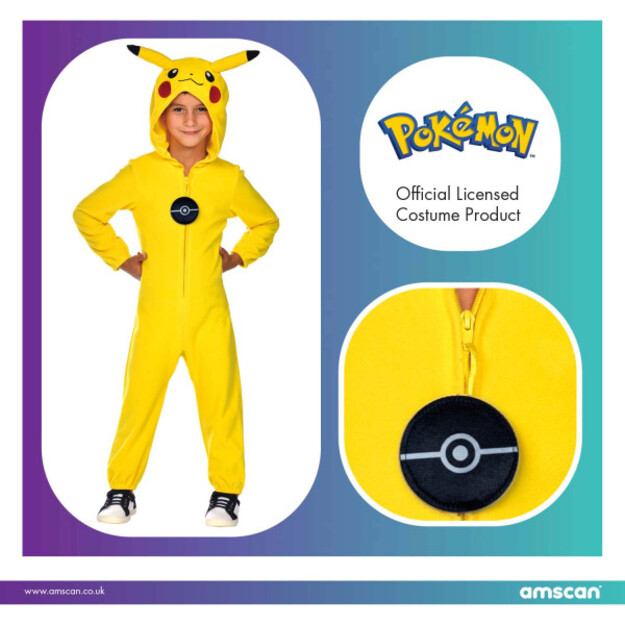 Paverčiakite savo vaiką į Pikachū su šiuo mielu Pokemonų kostiumu!