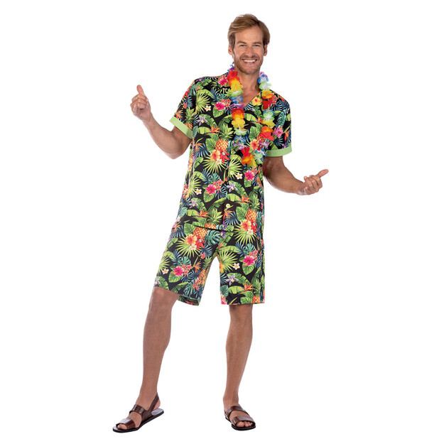 Havaijilainen tyylinen puku miehille