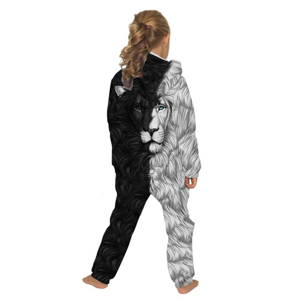 Lasten asu 3D-leijonapainatuksella