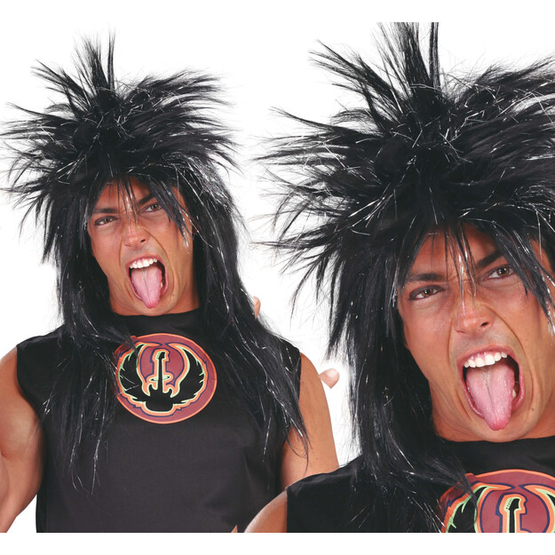 Musta punkkari peruukki