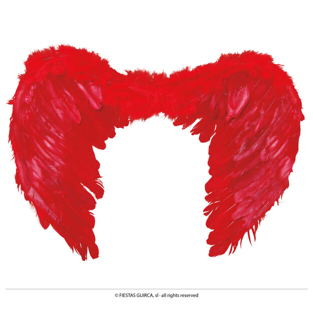Punaiset sulat siivet, 60x50 cm