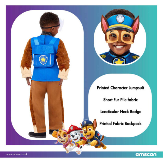 PAW Patrol Chase Deluxe Bērnu kostīms