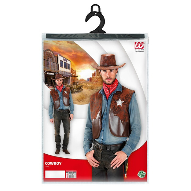 Kaubojaus liemenė suaugusiems