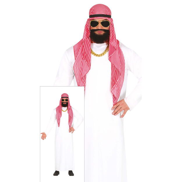 Milijonieriaus šeicho vyriškas kostiumas