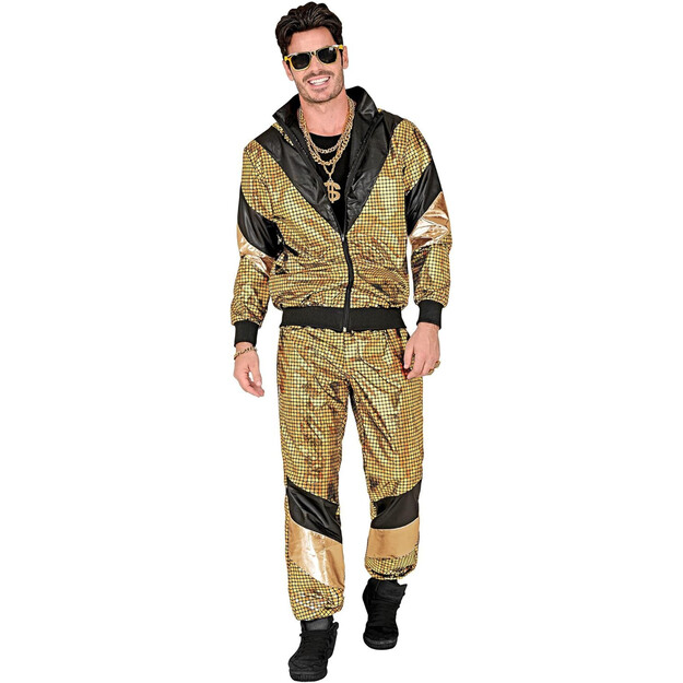 Spīdīgi 80. gadu zelta: atstarojoši treniņtērpi pieaugušajiem