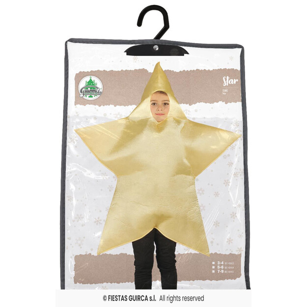 Kalėdinės žvaigždės kostiumas vaikams