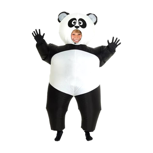 Pripučiamas pandos kostiumas vaikams