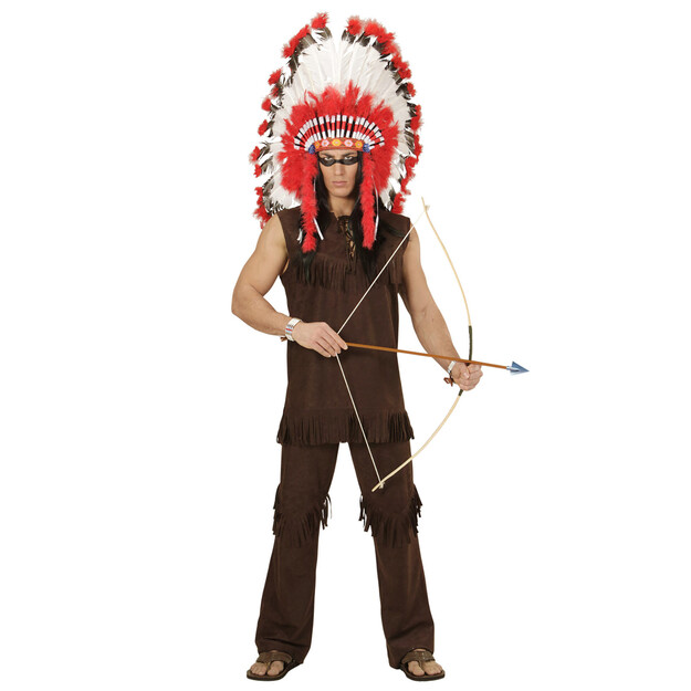Pieaugušo indiāņa kostīms
