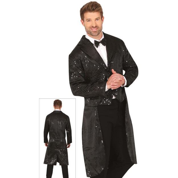 Frakas ar spīdumiem pieaugušajiem (melns)