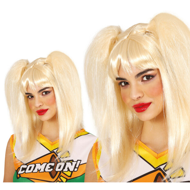 Šviesus perukas su pynėmis