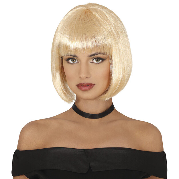 Šviesus trumpas perukas