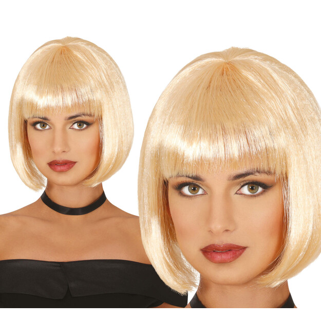 Šviesus trumpas perukas