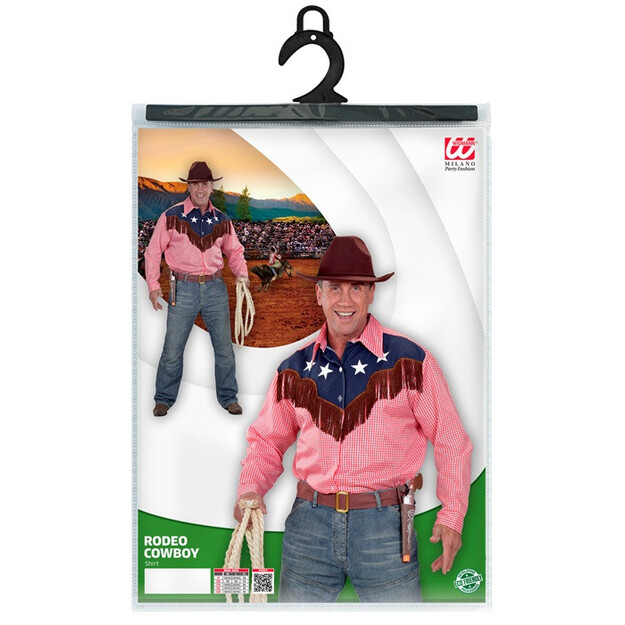 Rodeo kaubojaus marškiniai vyrams