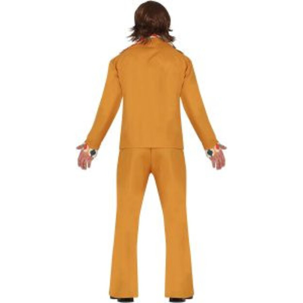 Oranžinis Disko Žvaigždžių Kostiumas Vyrams