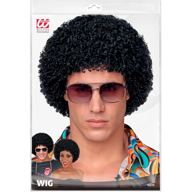 Groovy 70ndate Disko Must Parukas: Vabasta Oma Sisemine Tantsukuninganna!