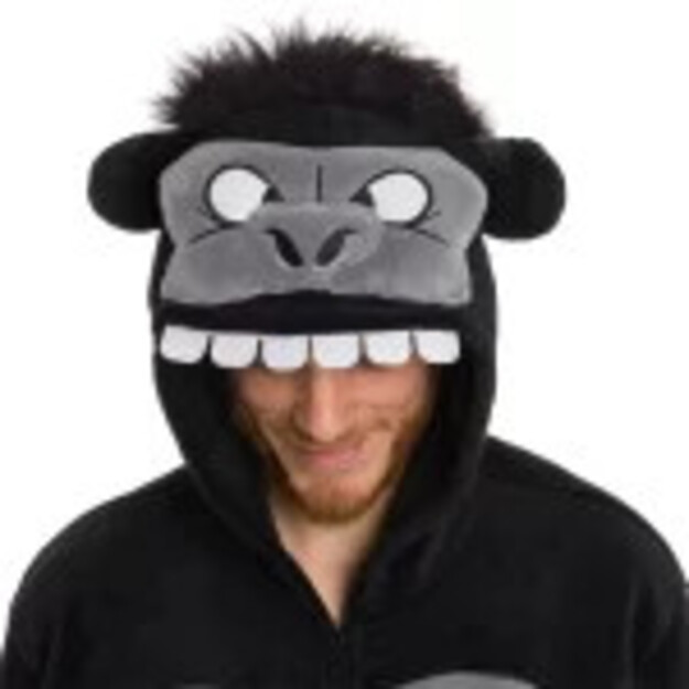 Gorilos pliušiniai kostiumai vaikams ir suaugusiems