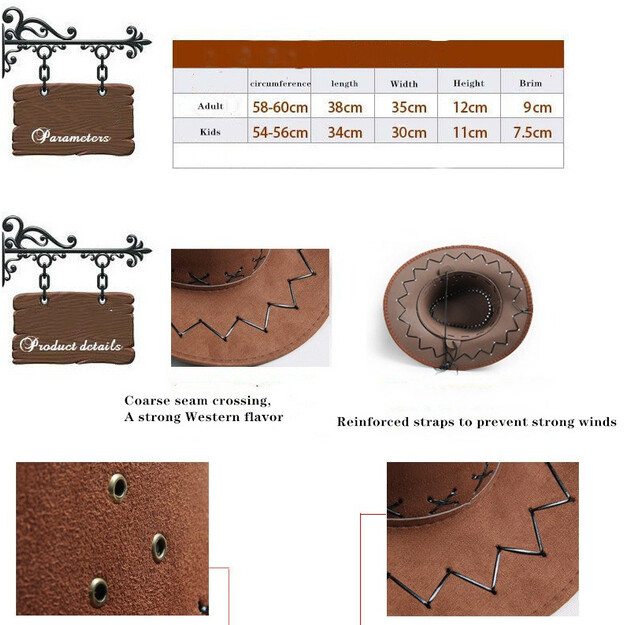 Ride in Style: Light Brown \'Cowboy\' Carnival Hat for Adults