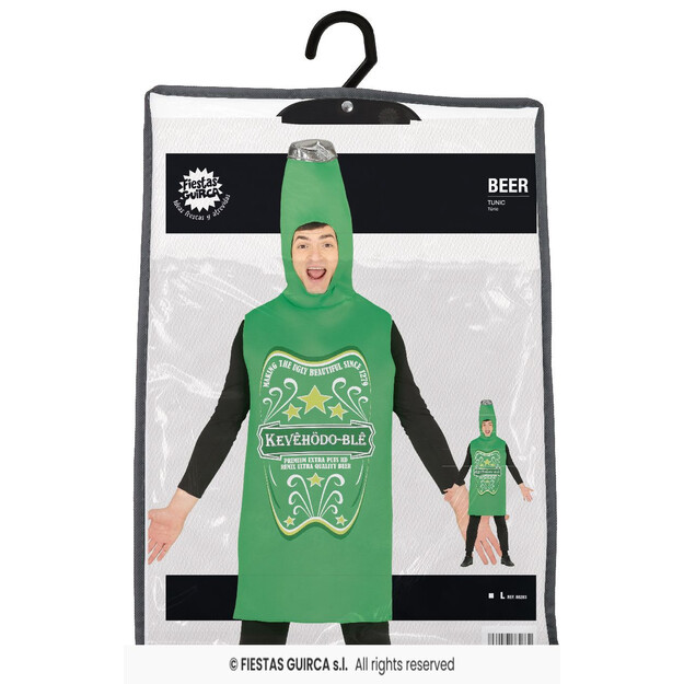 Alaus butelio kostiumas suaugusiems