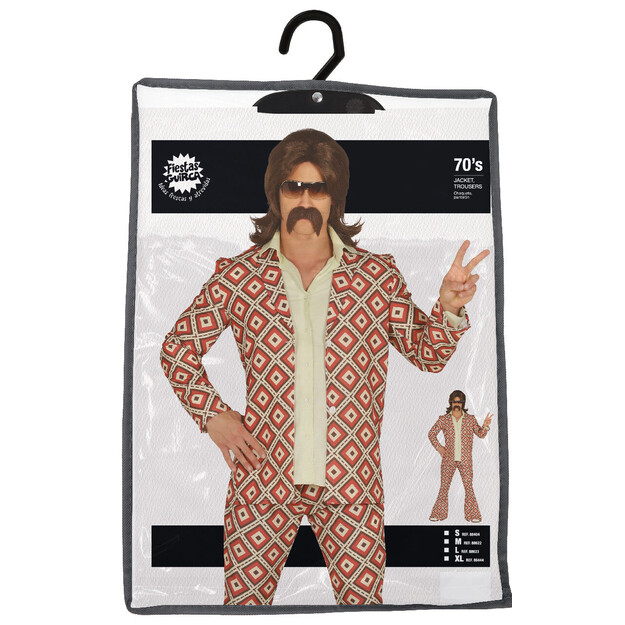 70-ųjų stiliaus kostiumas vyrams