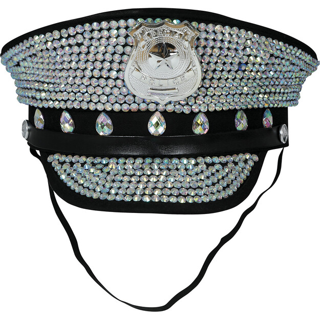 Policijas cepure ar dimantiem