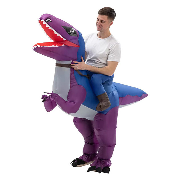Pūstošais dinozaura kostīms pieaugušajiem