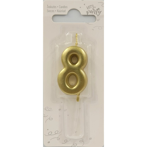 Kakunkoriste kynttilä numero 8