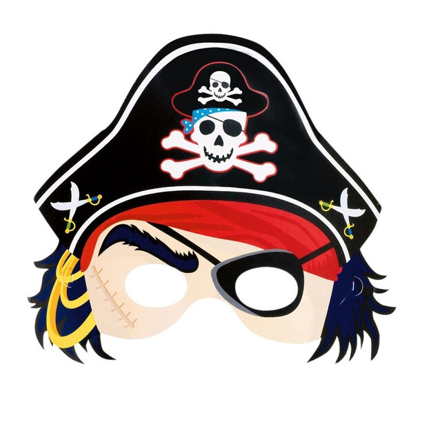 Popierinė piratų kaukė