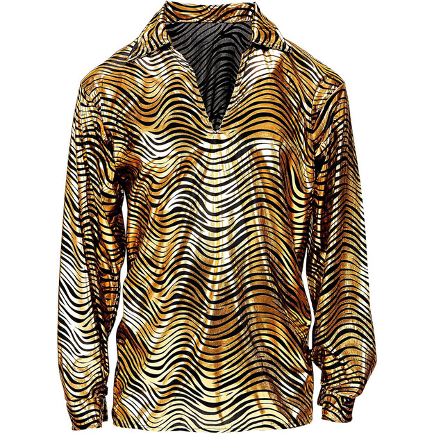 Įsijunkite į 70-uosius: vyriška disko karščio marškinėliai