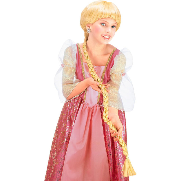 Võluv Rapuntsli parukas eriti pika palmikuga maagilisteks seiklusteks