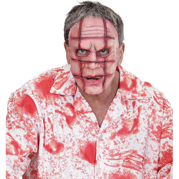 Siaubingai realistiška siaubo veido kaukė