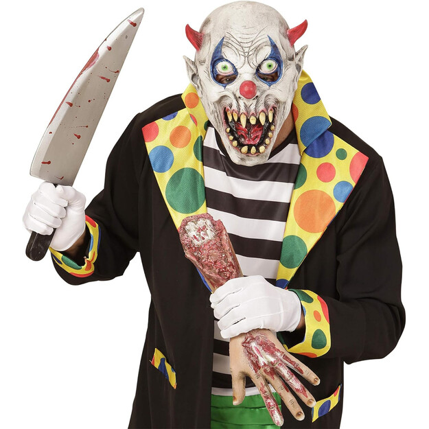 Siaubo Velniškas Klovnas Kaukė Vaikams: Atradkite Bauginantį Džiaugsmą!