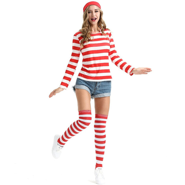 Tyylikäs Wally-asu naisille: Eroa joukosta raidoilla!