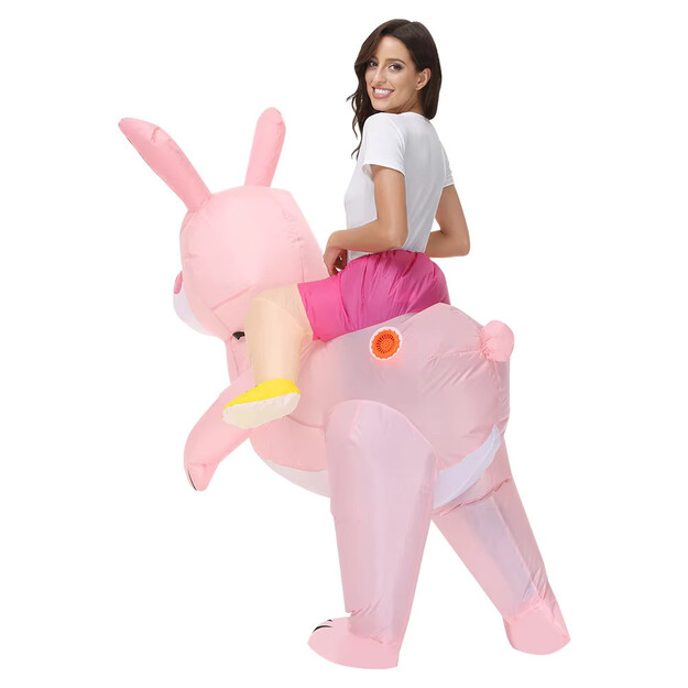 Pripučiamas zuikio kostiumas suaugusiems