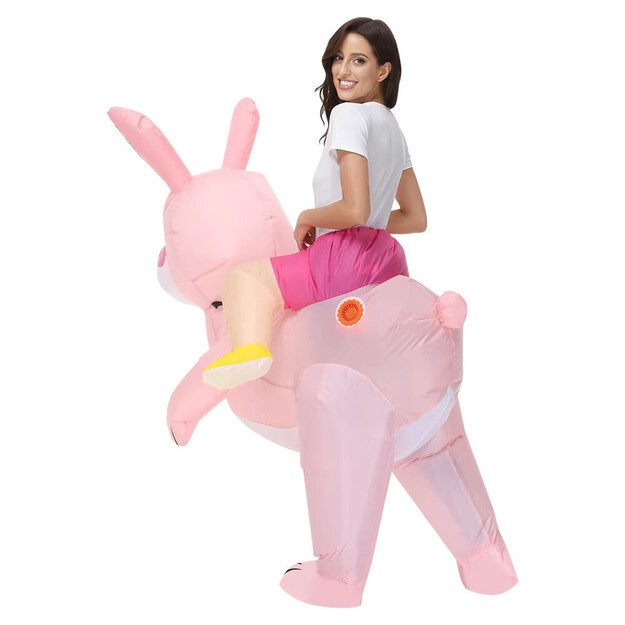 Pripučiamas zuikio kostiumas suaugusiems