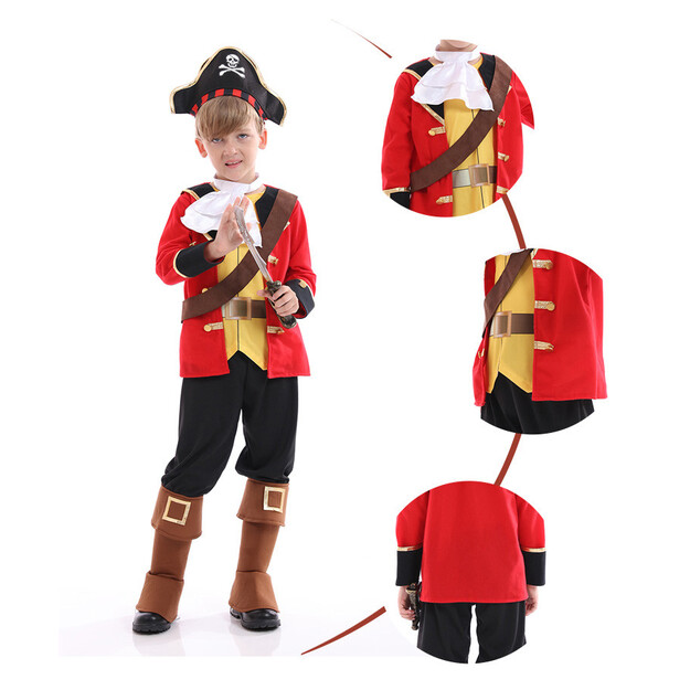 Lasten merirosvokapteenin asu