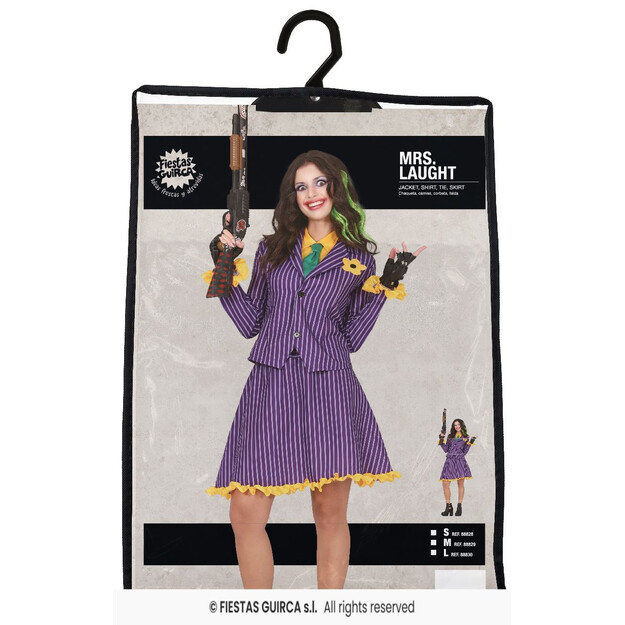 Pamišusios piktadarės kostiumas moterims