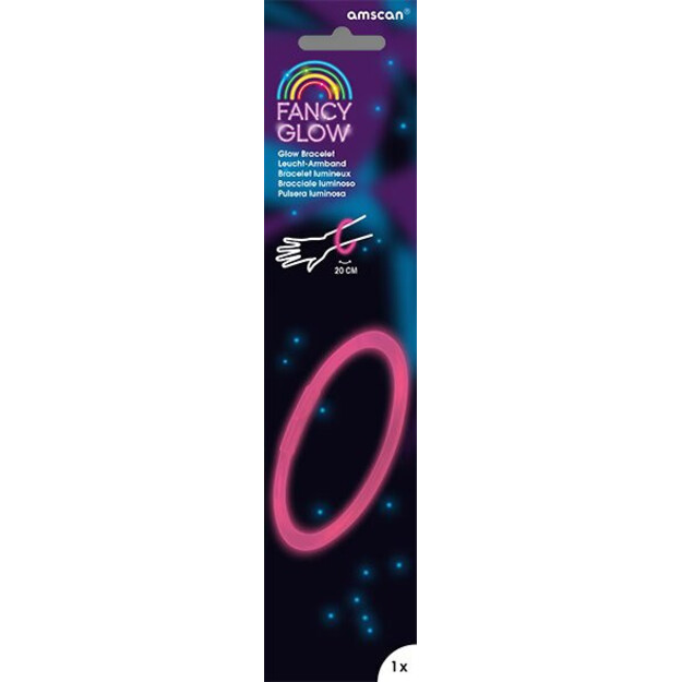 Spīdīga plastmasas aproce 20 cm, 1 gab.