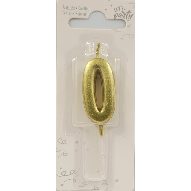 Žvakė numeris 0 tortui