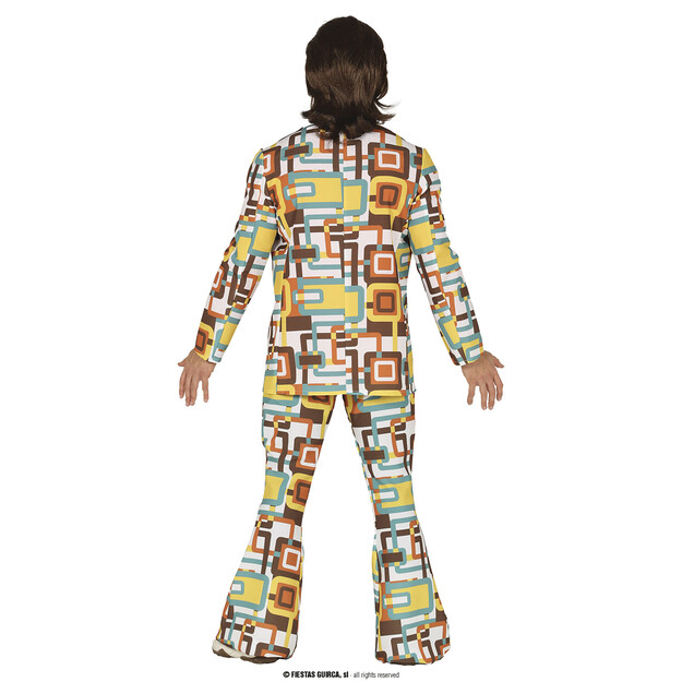 70-ųjų stilaus kostiumas vyrams