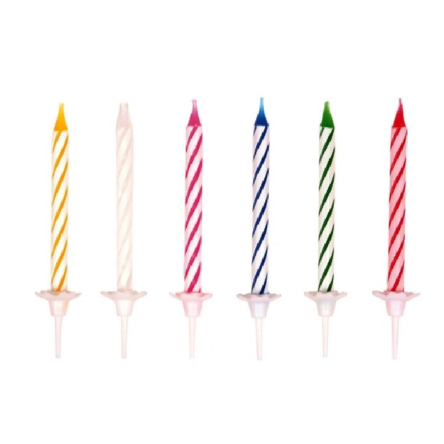 Spiralinės gimtadienio žvakės