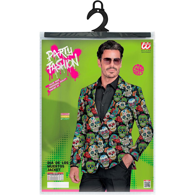 Ryškus kaukolės švarkas vyrams: išsiskirkite stiliaus požiūriu!