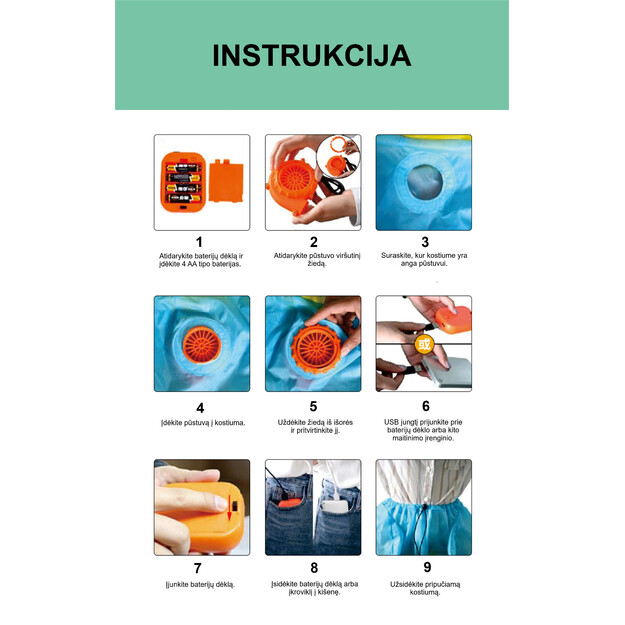 Inflatable shark costume for adults