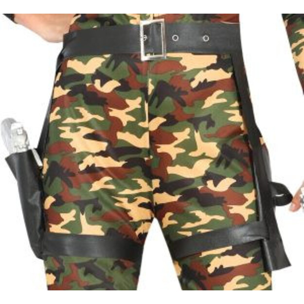 Karinis kariuomenės merginos kostiumas moterims