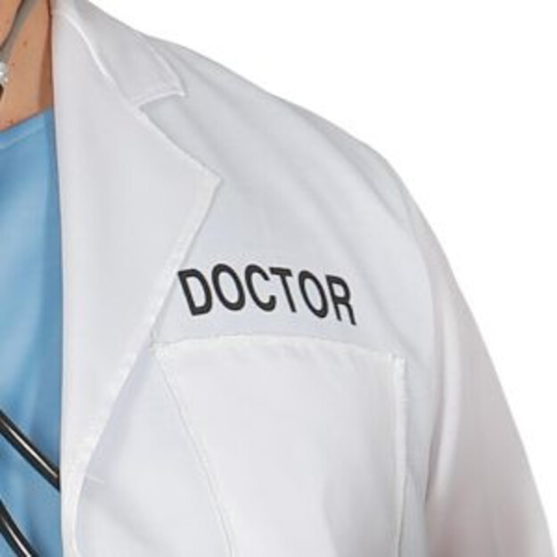 Žavingus daktaro vyro kostiumas