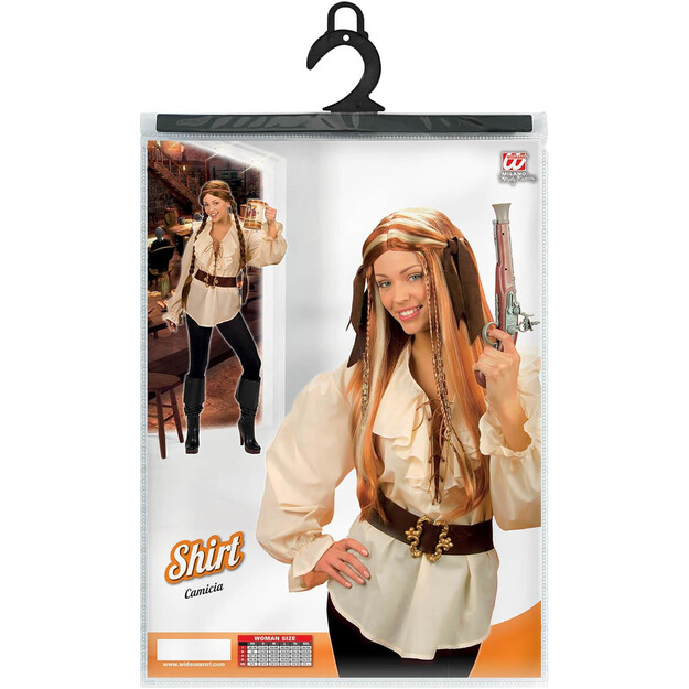 Tyylikäs beige merirosvopaita naisille: Vapauta sisäinen seikkailijasi!