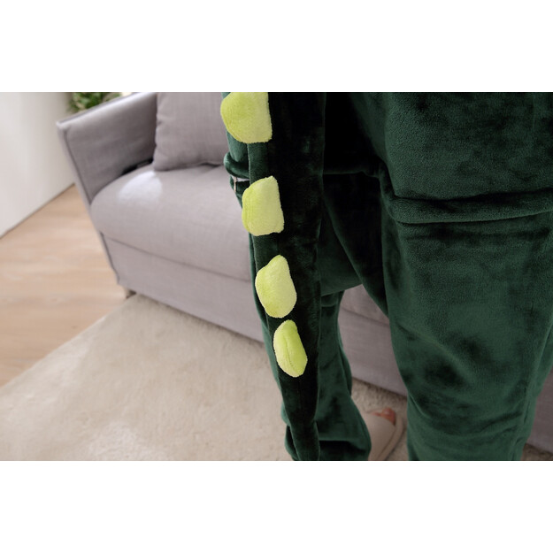 Įsijunk į linksmybes su mūsų suaugusiųjų dinozaurų pliušiniu kostiumu!