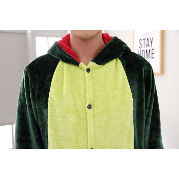 Įsijunk į linksmybes su mūsų suaugusiųjų dinozaurų pliušiniu kostiumu!